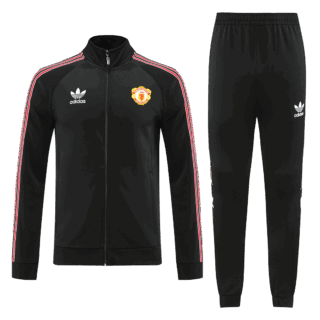 Manchester United Training Kit (Jacket+Pants) Black Replica 2022/23