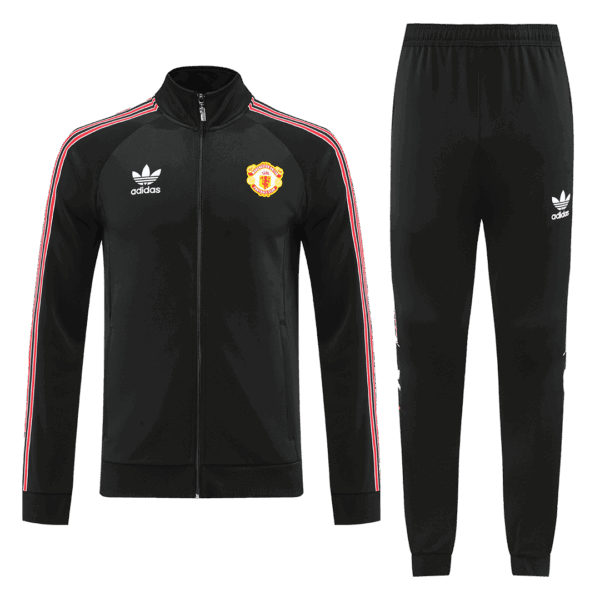 Manchester United Training Kit (Jacket+Pants) Black Replica 2022/23