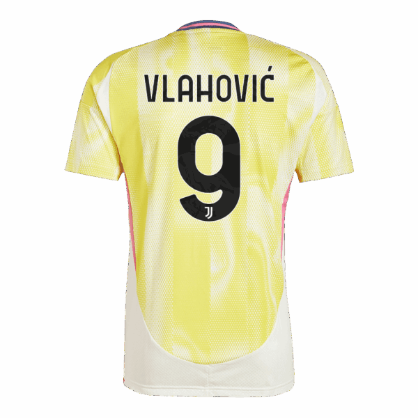 VLAHOVIC #9 Juventus Away Save The Children Jersey 2024/25 - Image 3