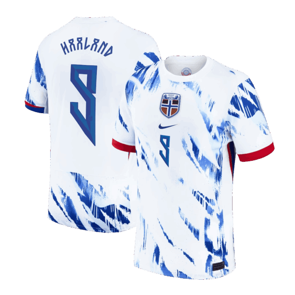 HAALAND #9 Norway Away Jersey 2024 - Image 2