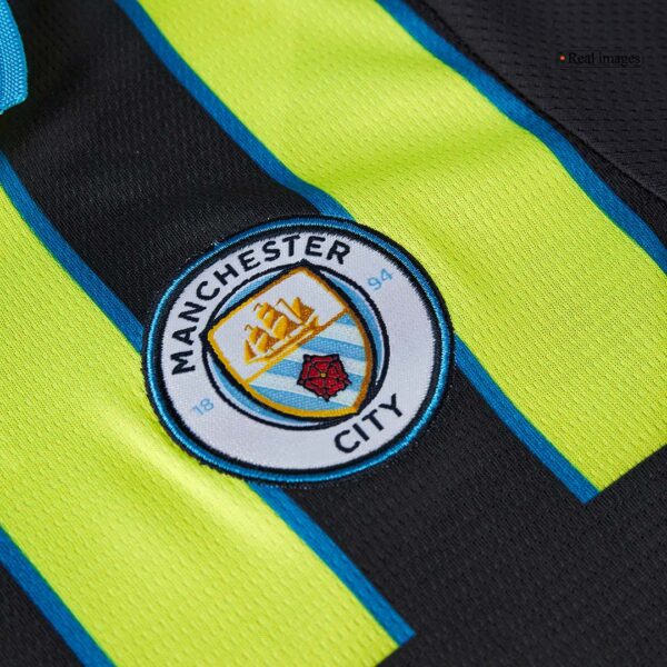 Kids Manchester City Away Full Kit(Jersey+Shorts+Socks) 2024/25 - Image 8