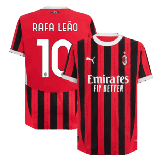RAFA LEAO #10 AC Milan Home Jersey Player Version 2024/25