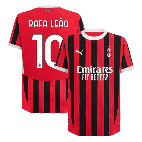 RAFA LEAO #10 AC Milan Home Jersey Player Version 2024/25