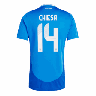 [Super Replica] CHIESA #14 Italy Home Jersey Euro 2024