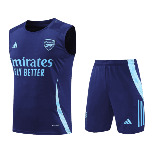 Arsenal Pre-Match Vest Kit(Jersey+Shorts) 2024/25 - Image 3