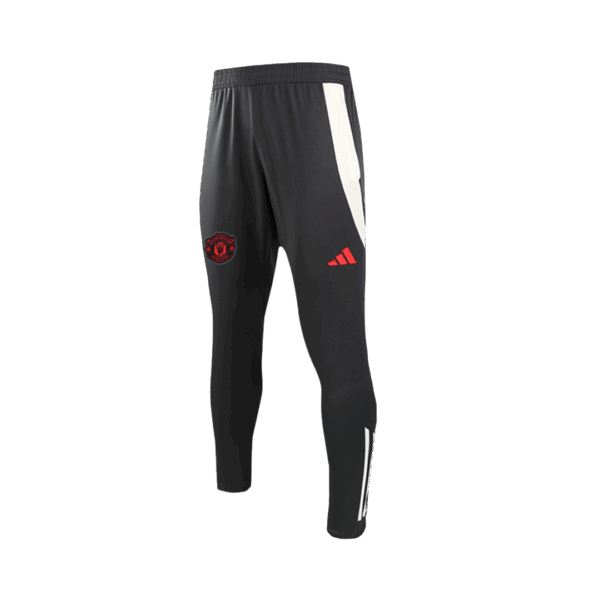 Kids Manchester United 1/2 Zipper Sweat Kit(Top+Pants) Black 2024/25 - Image 15