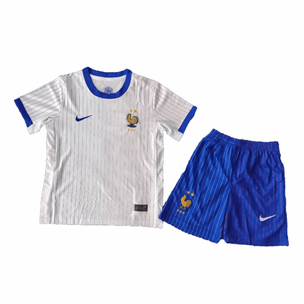 Kids France Away Full Jersey Kit Euro 2024 - Image 3