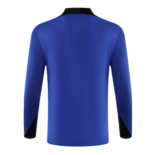Kids Barcelona Zipper Sweat Kit(Top+Pants) Blue 2024/25 - Image 3