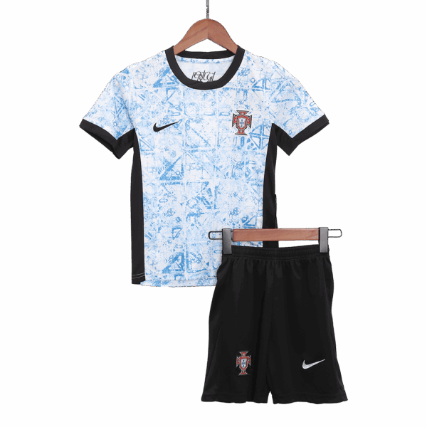 Kids Portugal Away Full Jersey Kit Euro 2024 - Image 3