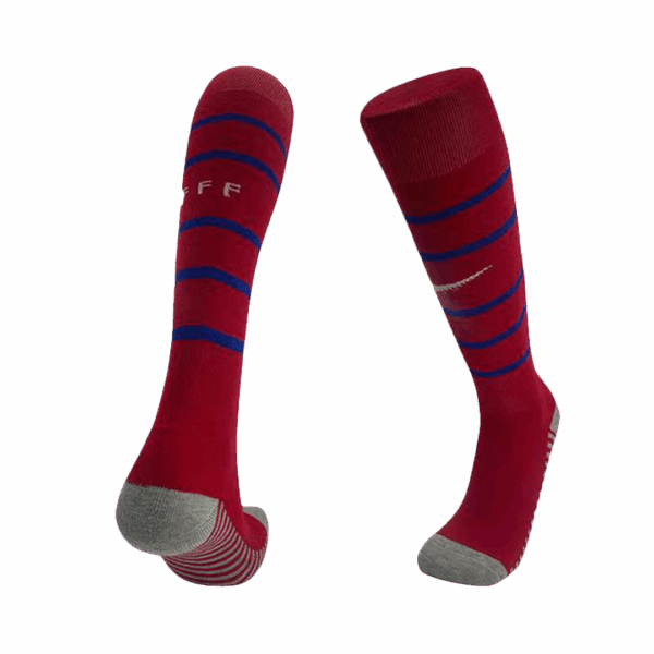 Kids France Home Soccer Socks 2024