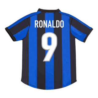 RONALDO #9 Retro Inter Milan Home Jersey 1999/00