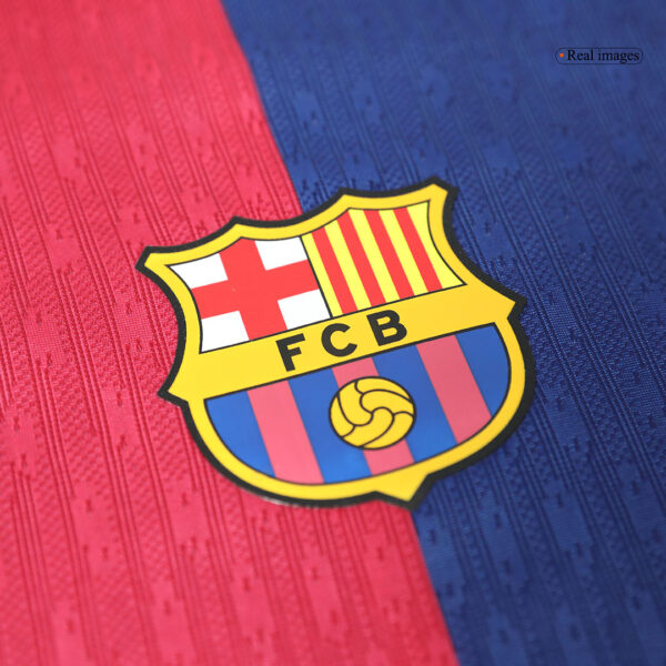 Barcelona 125th Anniversary Spotify Logo Without Text Home Match Jersey 2024/25 - Image 4