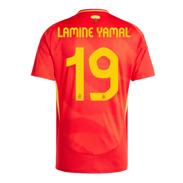 [Super Replica] LAMINE YAMAL #19 Spain Home Jersey Euro 2024