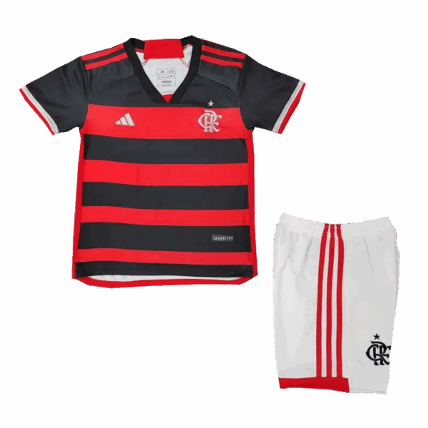 Kids CR Flamengo Home Kit 2024/25