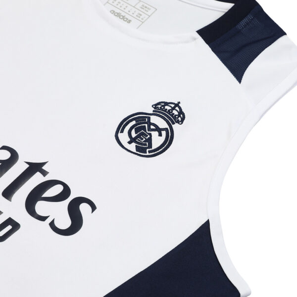 Real Madrid Pre-Match Vest Kit(Jersey+Shorts) 2024/25 - Image 5