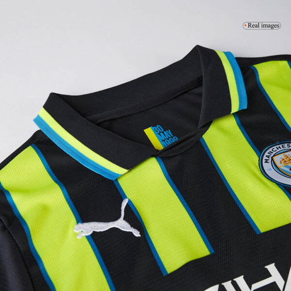 Kids Manchester City Away Full Kit(Jersey+Shorts+Socks) 2024/25 - Image 7