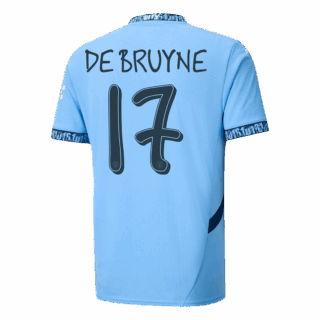 [Super Replica] DE BRUYNE #17 Manchester City Home Jersey 2024/25 - UCL Font