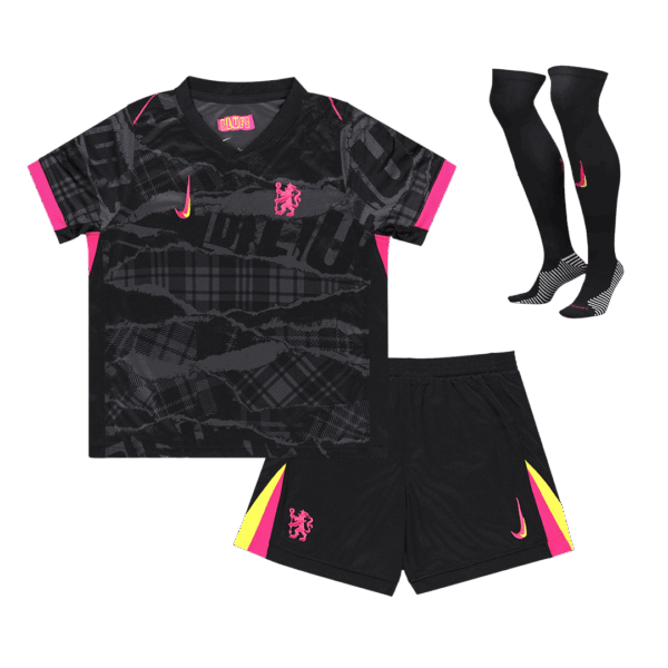 Kids Chelsea Third Full Kit(Jersey+Shorts+Socks) 2024/25 - Image 2