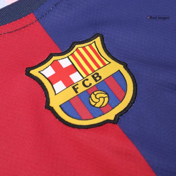 Kids Barcelona Home Full Kit(Jersey+Shorts+Socks) 2024/25 - Image 10