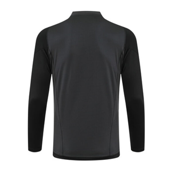 Real Madrid Zipper Sweatshirt Kit(Top+Pants) Black 2023/24 - Image 4