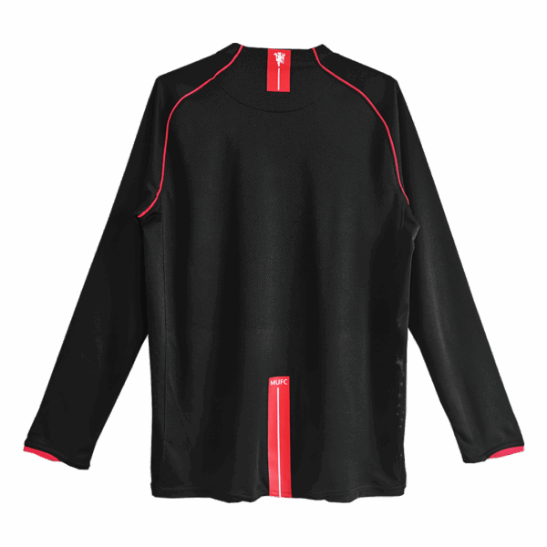 Retro Manchester United Away Long Sleeve Jersey 2007/08 - Image 2
