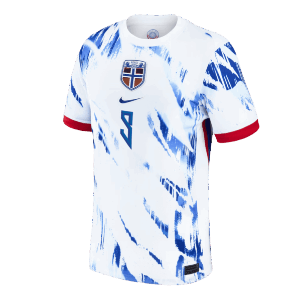 HAALAND #9 Norway Away Jersey 2024 - Image 3