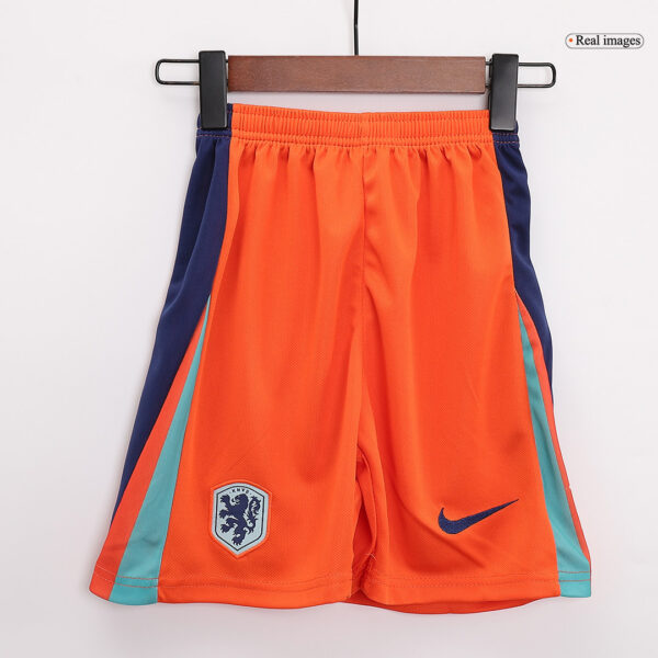 Kids Netherlands Home Jersey Kit Euro 2024 - Image 6