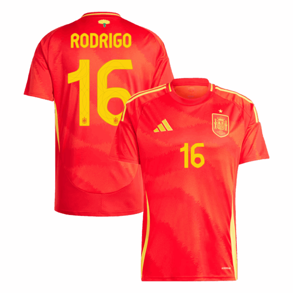 [Supre Replica] RODRIGO #16 Spain Home Jersey Euro 2024 - Image 2