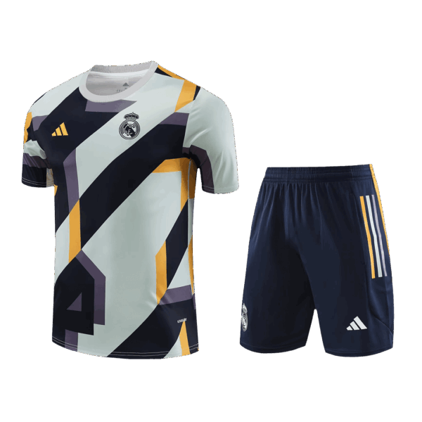 Real Madrid Pre-Match Kit Jersey+Shorts 2023/24 - Image 2